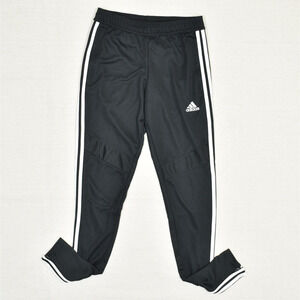 Adidas Women Sweatpants Skinny Polyester Black Size XS Climacool